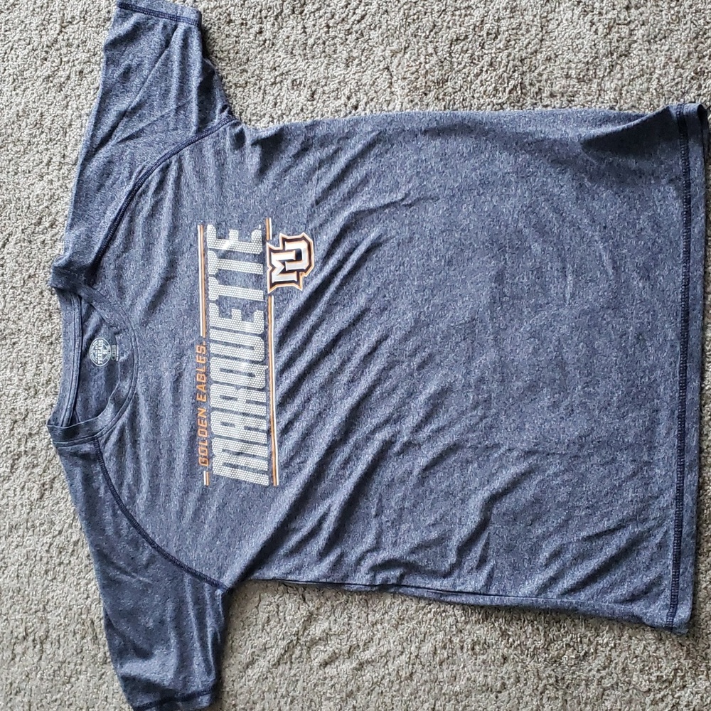 Men's Marquette Golden Eagles Short Sleeve Blue T-Shirt Sz. M